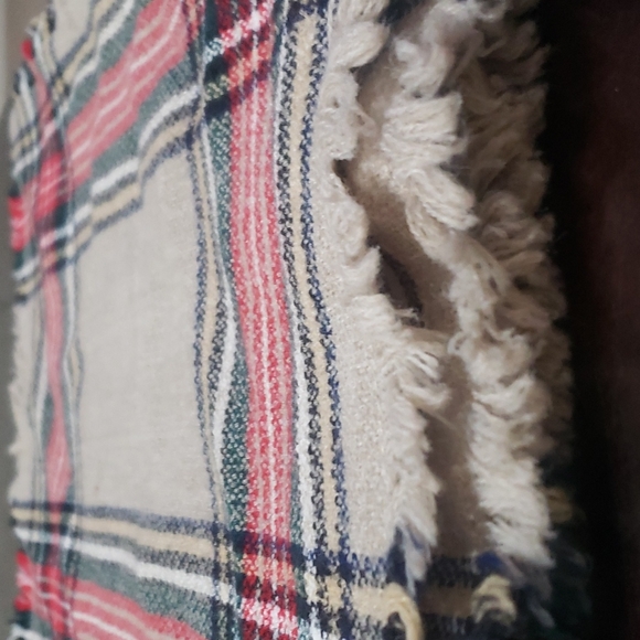 4 flannel eyelash hem cotton placemats - Picture 4 of 4